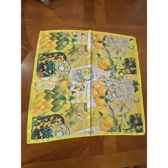 Accessories - Lemon Print Scarf